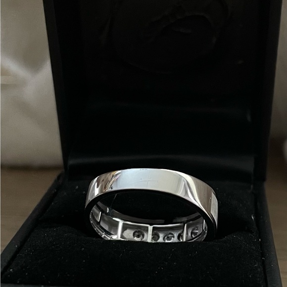 Macy’s Men's Five-Stone Diamond Ring in 10k White Gold (1/2 ct. t.w.)